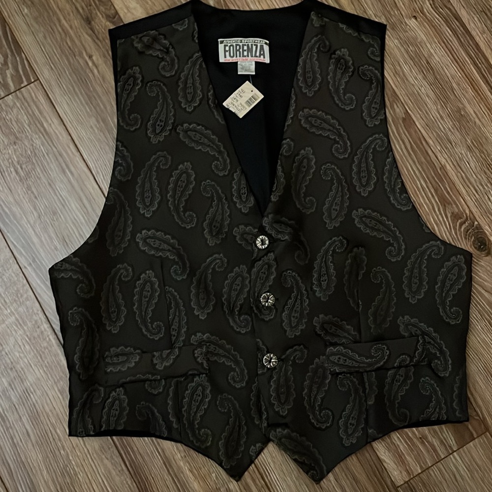 The Limited Forenza Paisley Vest Size Medium NWT